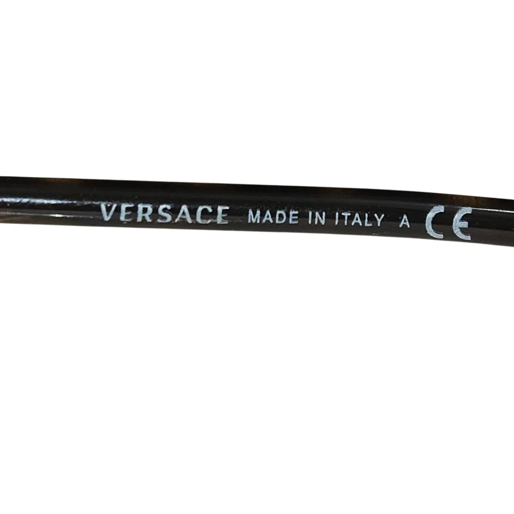 Versace VE 1271 Pink Gold Cat Eye Eyeglasses 54-18 Italy